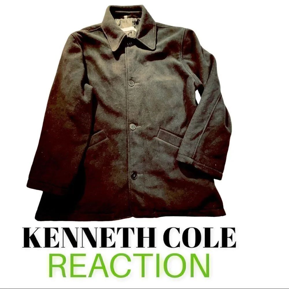 Kenneth
Cole Reaction Single Breast Coat Large Black